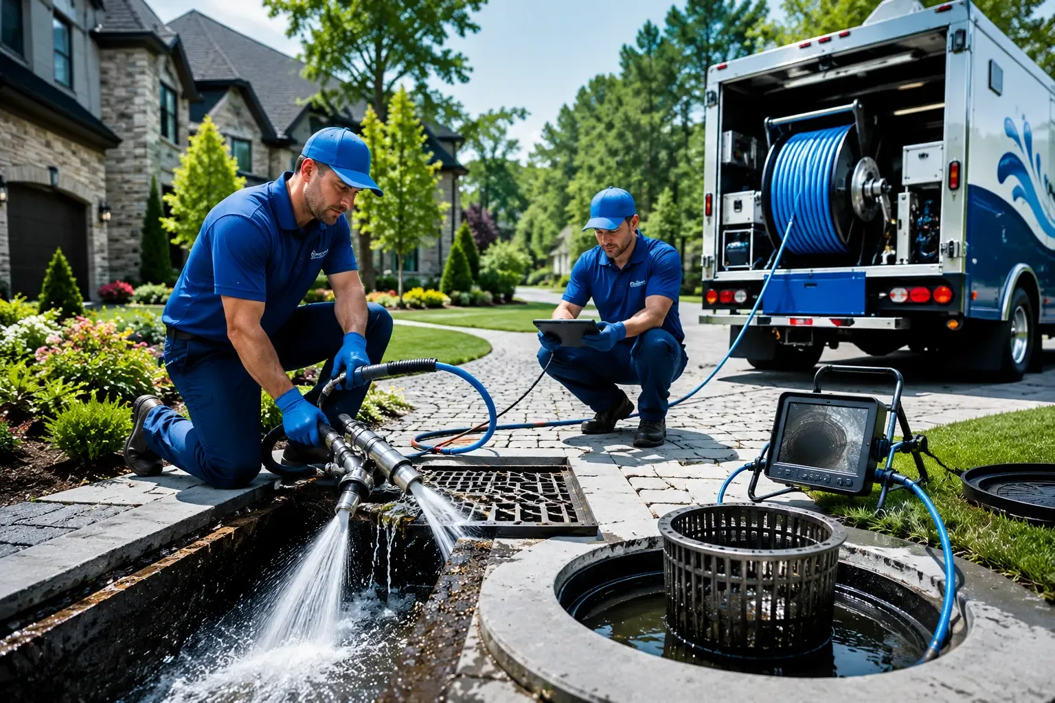 Local outdoor drain cleaning professionals in Fiskeville, RI