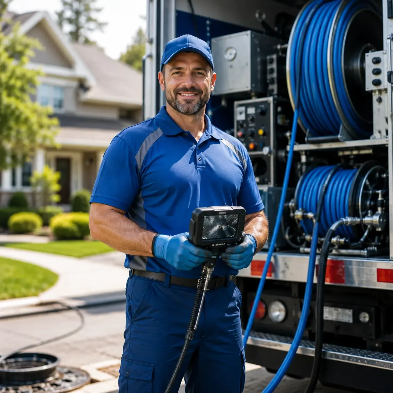 Local outdoor drain cleaning specialists in Fiskeville, RI